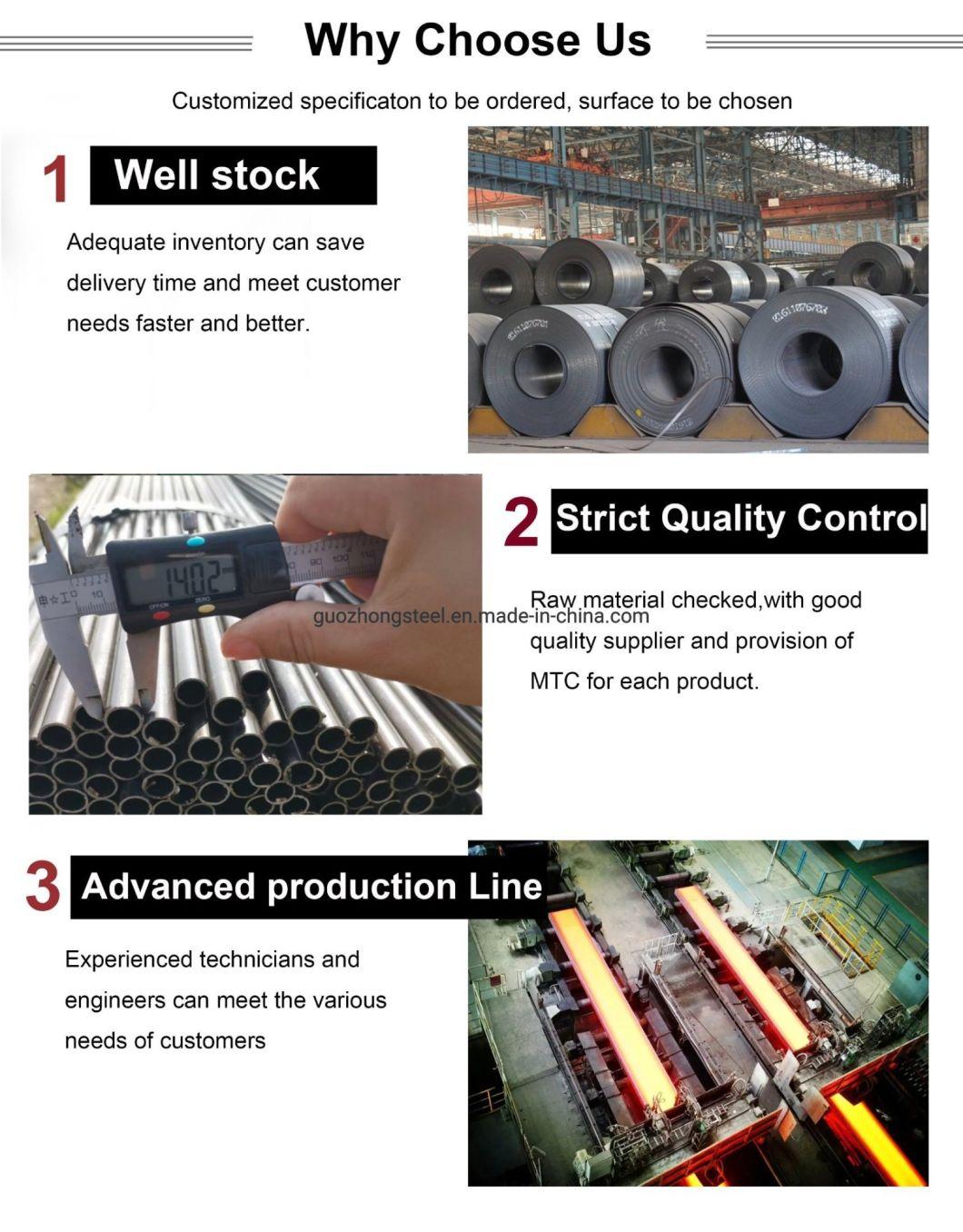 High Quantity Seamless Steel Pipe Guozhong Hot Rolled Carbon Alloy Seamless Steel Pipe/Tube in Stock