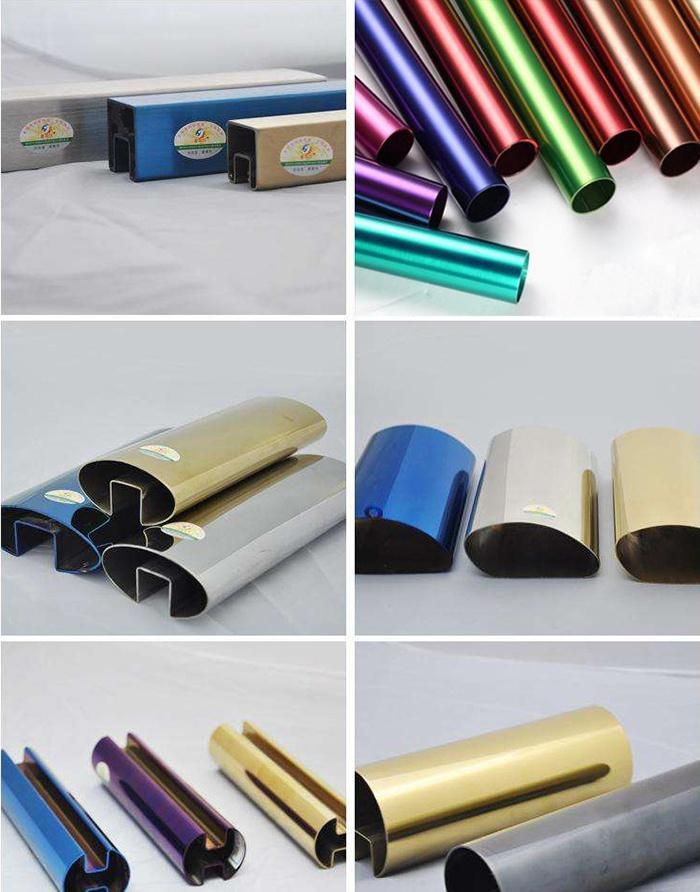 Welded Decorative Stainless Steel Square Pipe with 8K Surface