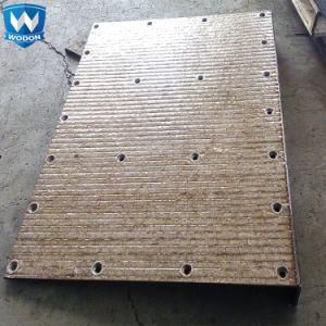 Wodon Super Hard Chromium Carbide Overlay Wear Plate for Coke Outgoing Chute Liners