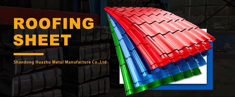 Hot Dipped Galvanized Corrugated Roofing Sheet for Building House PPGI / PPGL Ral Color Coated Galvanized Steel Roofing Sheet Dx51d, Dx52D, Dx53D, Dx54D