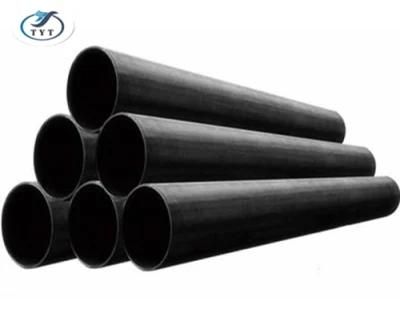Black Carbon Steel Welded Pipes in Stock