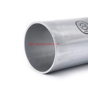 ERW Welded Black / Galvanized Round Hollow Section Ss Low Carbon Steel Pipe Price