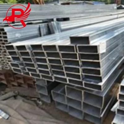 Q195q235, Q345 Zn 40-275g Galvanized Rectangular Steel Pipe Hot DIP Galvanized Square Steel Tube for Construction, Decoration