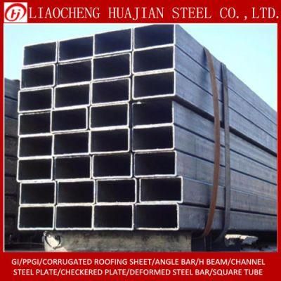 Black Iron Ms Welded Square Rectangular Tube with Annealed