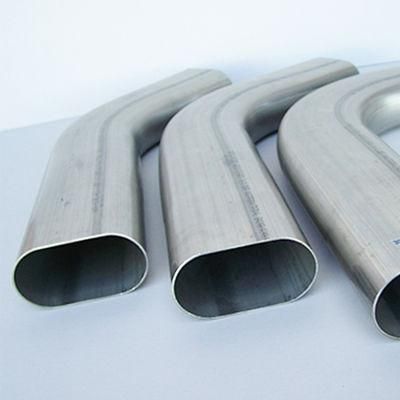 314 304 316 Wholesale Oval Slot Fittings Stainless Steel Handrail Pipe