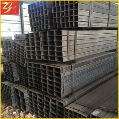 Rectangular Hollow Section Steel Tubes Black Iron Ms Pipe