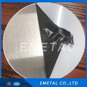 Inox Cold Rolled Grade 410 201 430 304 2b Ba No. 4 No. 8 Hl Finish Stainless Steel Circle in Foshan