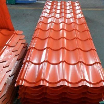 China Galvanized Steel Zinc Coated Colorful Roofing Steel Corrugated Sheet/ Metal Roofing Sheet for Sale