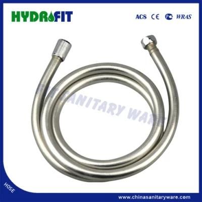 Hot Sale Shine Silver PVC Shower Hose Flexible Hose (HY6023)