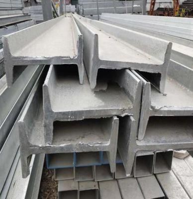 Steel H-Beams 25 FT Hot Dipped Galvanized Shape Steel H-Beam/ I-Beam/Universal Beam for Structure Construction