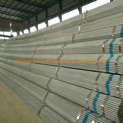 DN15~DN200 Hot DIP Galvanized Welded Steel Pipe Round Pipe