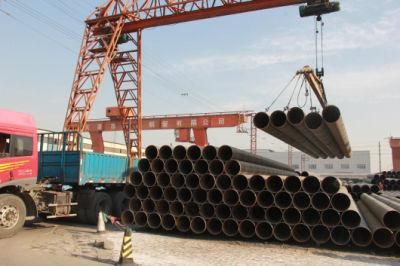 API 5L X42 X46 X52 X56 X60 Psl1 Psl2 Q345b Black Painted Mild SSAW Hsaw Spiral Welded Steel Pipe for Construction/Piling