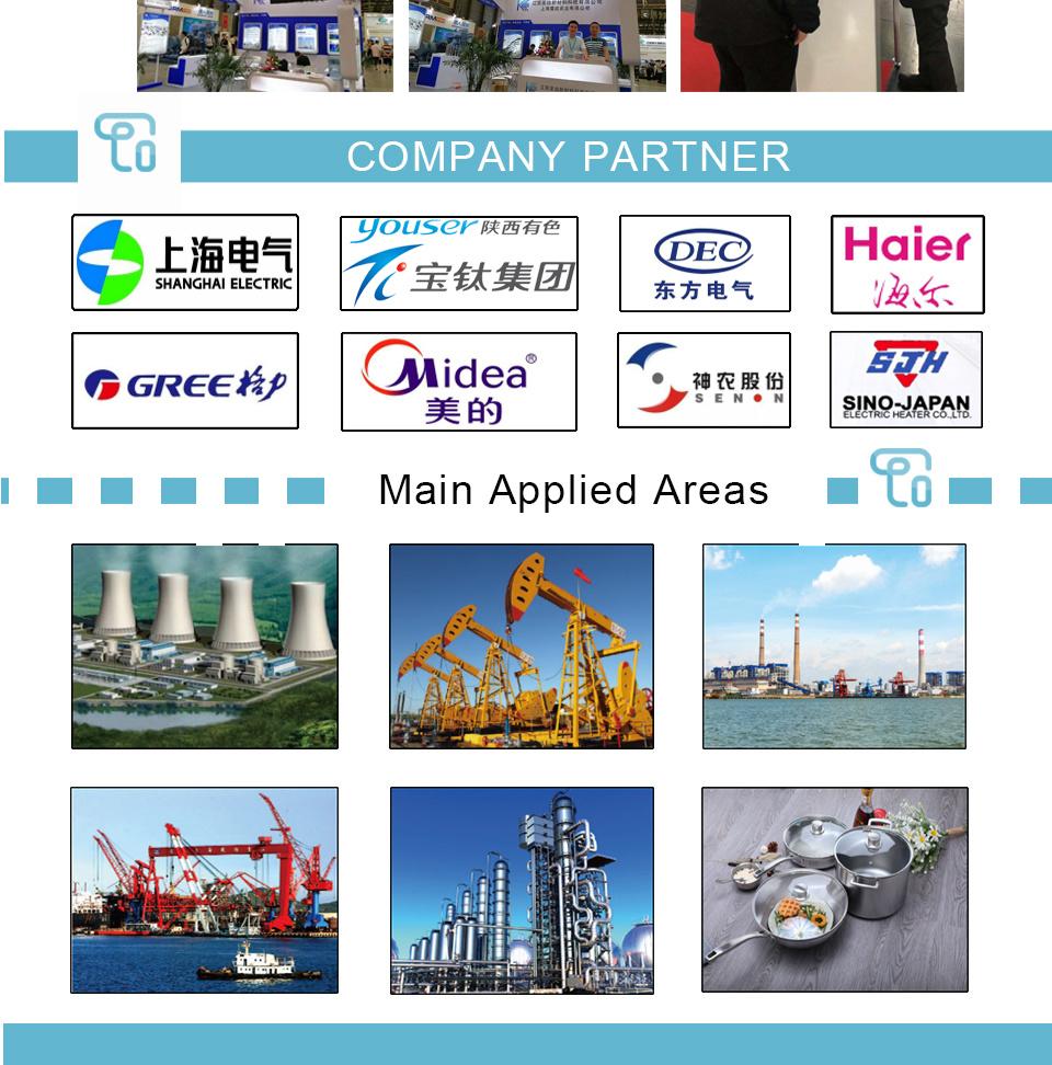 Stainless Steel 304 316L 321 309S 310S 2205 2507 Gr1 Gr2 Titanium Tube Stem Thermostat for Water Heaters