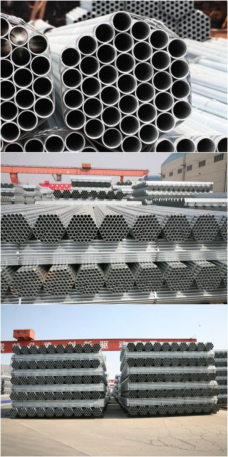 Hot Dipped Dx51d Galvanized Steel Roundpipe