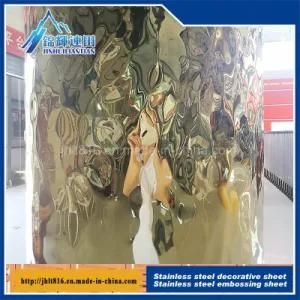 Water Ripple Stainless Steel Decorative Plate Cylindrical Building Materials