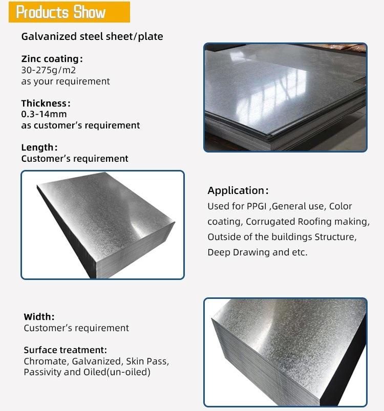 High Quality Construction Structure Corrugated Galvanized Steel Sheet
