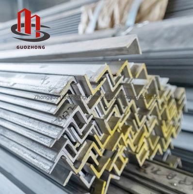 4mm 6mm Stainless Steel Angle Guozhong Cold Bending Stainless Steel Angle for Sale