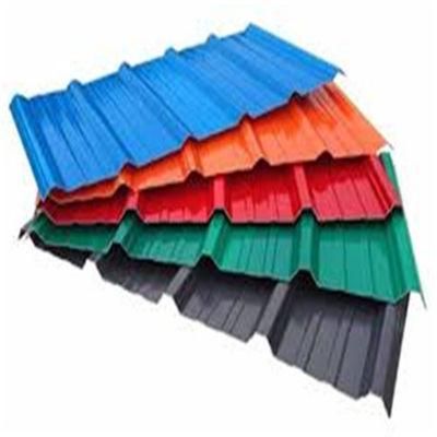 Prepainted PPGL Plastic PE Color Coated Galvalume Aluzinc Corrugated Roofing