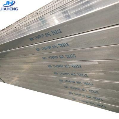 Galvanized Construction Jh Steel Pipe ERW Round Budiling Material Square Tube Factory