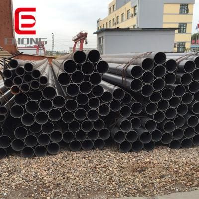 BS1387 Light Thickness Carbon Steel Pipe Structural Welded Steel Pipe ERW Black Round Steel Pipe
