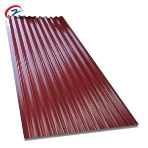 Colorful Ethiopia Galvanized/Aluminium Zinc Corrugated Steel Roofing Sheet for Building Materials