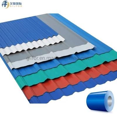 Prepainted PPGI Corrugated Steel Color Metal Panels Cladding Roofing &Wall Sheet