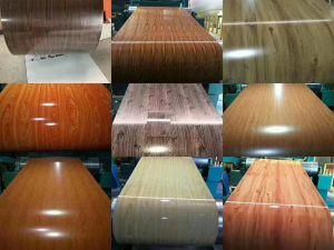 PPGI Wood Color Flower Grain Steel Coil Pretty Flower Pattern Steel Sheet