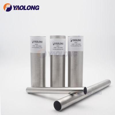 1.5mm Thickness Outside Brushing Surface Stainless Steel Round Pipes