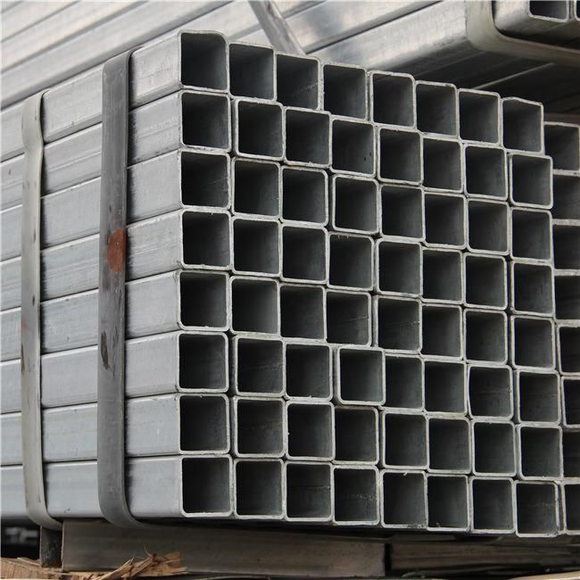 Galvanized Steel Rectangular Pipes Square Tube Factory Direct Sale