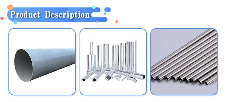201 304 316L 430 904L Round Stainless Steel Seamless Tube Pipe