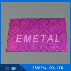 Embossed Color Stainless Steel Sheet 201 304 Grade