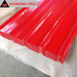 Building Material Metal Roof Wall Plate Hot Dipped Galvanized Color Coated Steel Iron Roofing Tile