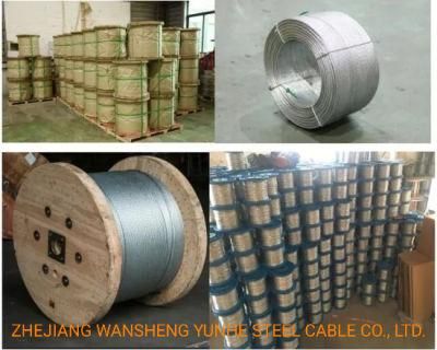 High Strength BS183 Strandard 7/2.64mm Galvanized Steel Wire Strand