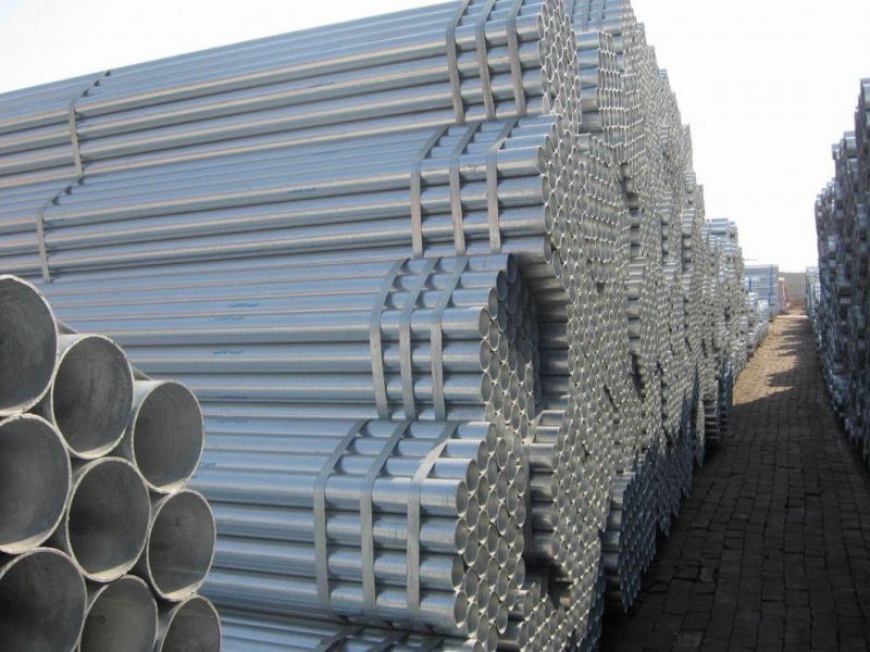 Pre Galvanized Steel Pipe Galvanised Tube Hot Dipped Galvanized Round Steel Pipe for Construction