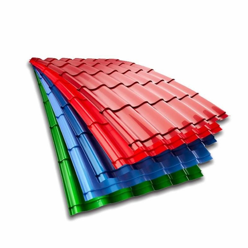 Colorful Roofing Steel Corrugated Steel Sheet PPGI PPGL Colored Cold Rolled Roofing Sheets Prefab Houses Price