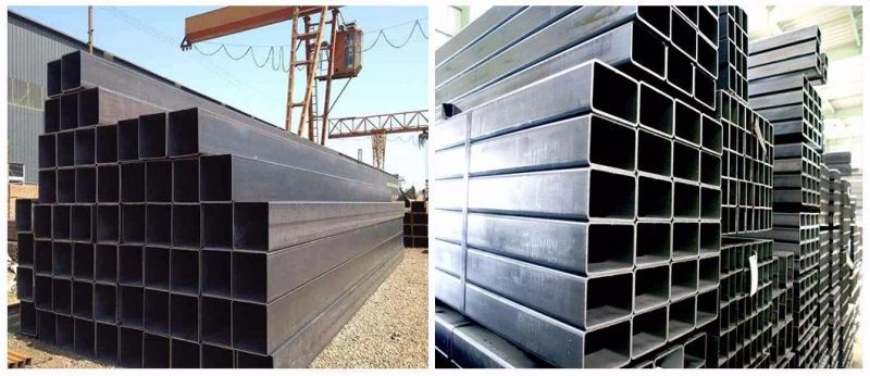 Black Rectangular Hollow Section Square Steel Pipe
