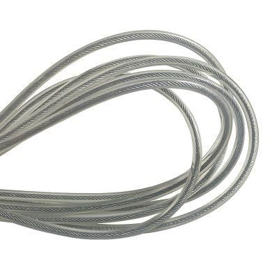 Black Color Coated Steel Wire Rope 7*7 PVC/Nylon Coated Steel Wire Rope