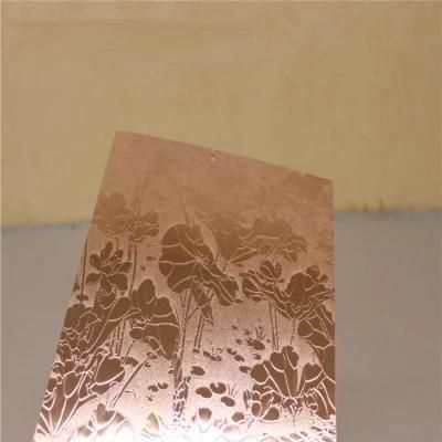 201 304 316L Plate Price Decorative Stainless Steel Etching Sheet for Hotel Project Door Wall Panels