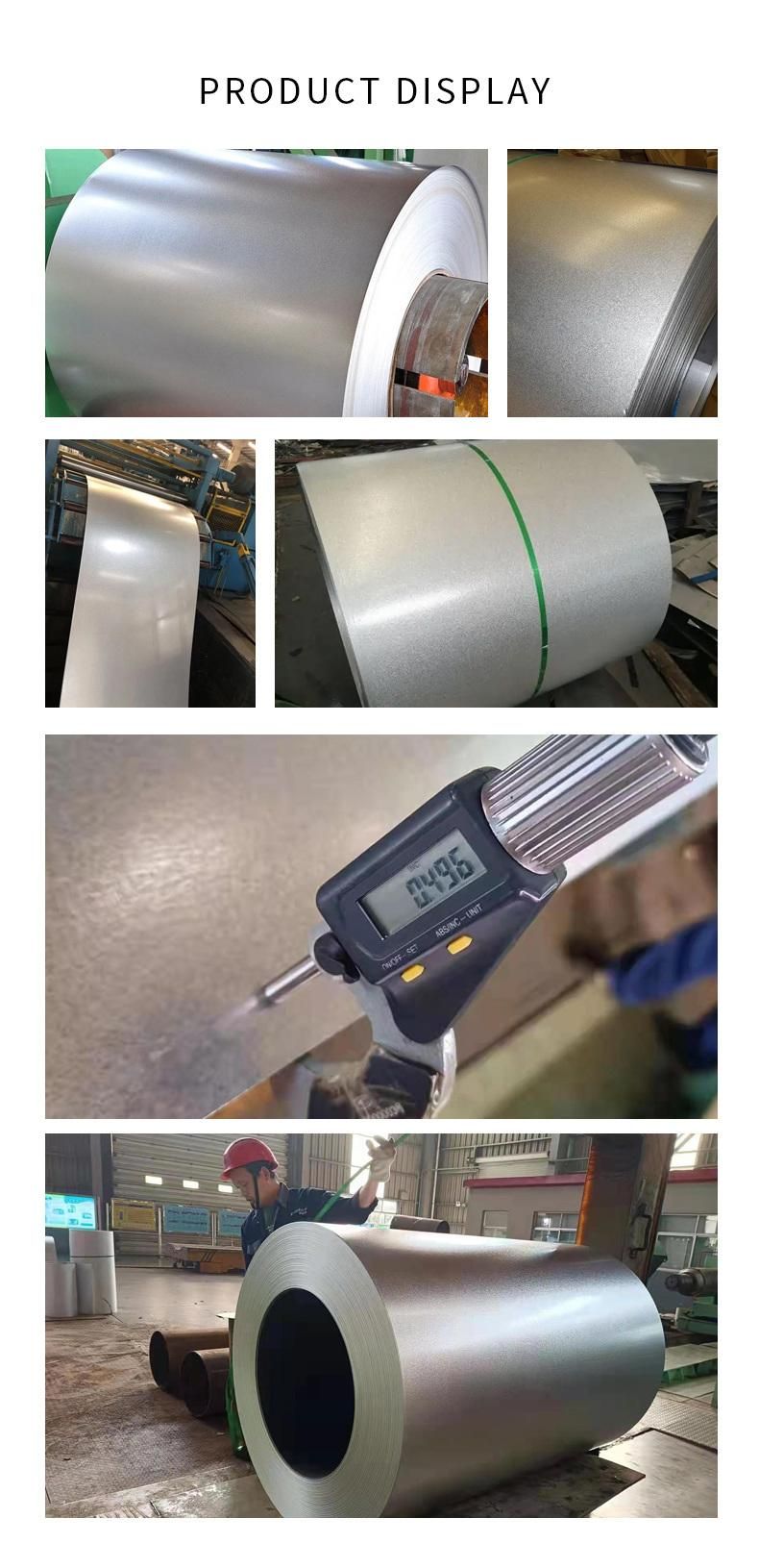 Dx51d+Az 55% Aluzinc 22 24 26 Gauge Galvanized Metal Sheet Gl/Gi Hot-DIP Galvalume Steel Coil