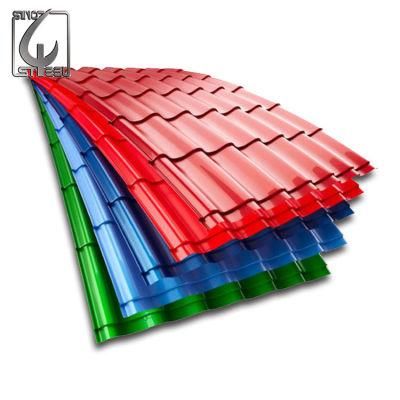 Roofing Material JIS G3302 Dx51d Color Coated Galvanized Corrugated Steel Sheet