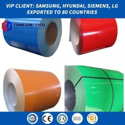 PPGI PPGL Color Coated Galvanized Corrugated Metal Roofing Sheet Prepainted Gi Steel Coil