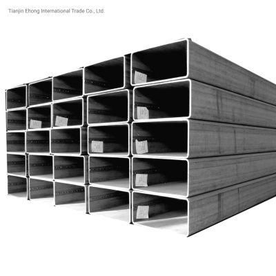 Square Rectangle Pipe Hollow Iron Pipe Q235 Welded Black Steel Pipe Tube