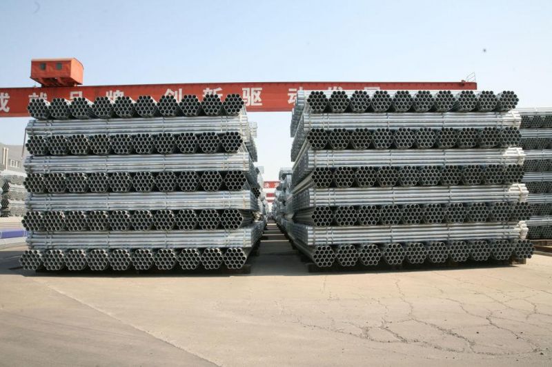 Axtd Steel Group! 48.6 mm 6 Meters Carbon Welded Galvanized Round Steel Pipe Gi Pipe, Scaffolding Tubes