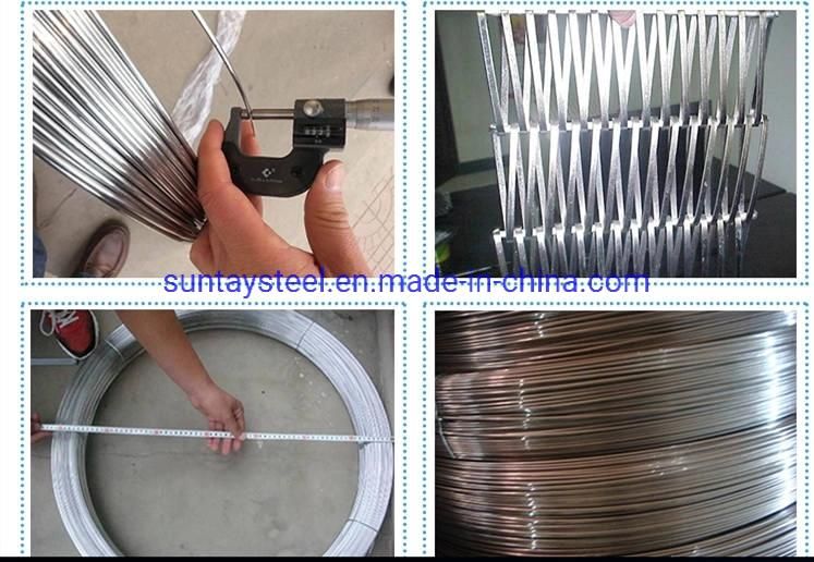 Smooth Oval Galvanized Steel Wire Is for Cattle Fence in South American Area.