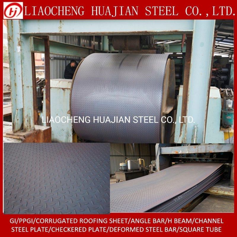 A36 Grade Supolier Mild Steel Plate with Checker Plate