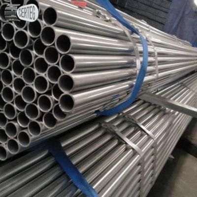 Hangzhou carbon pipes galvanised steel round pipe 5.5m length metal material