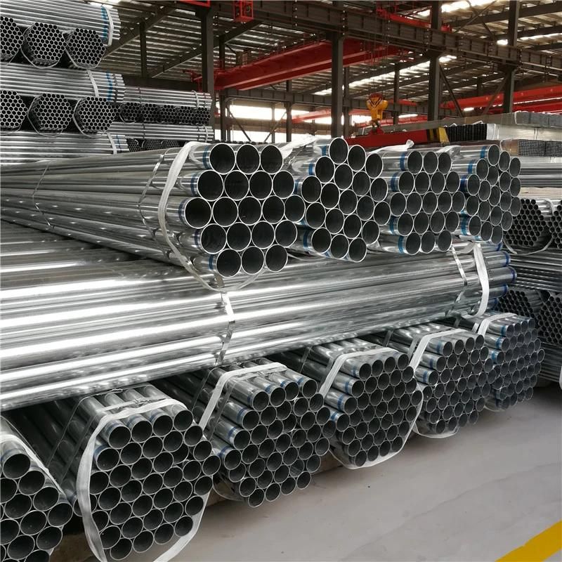 0.8-2.0mm Thickness Round Greenhouse Pre Galvanized Steel Pipe