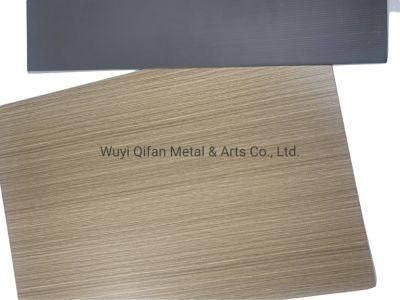 Wooden Veneer Laminated Steel Coil VCM PPGI PVC Coating PPGI