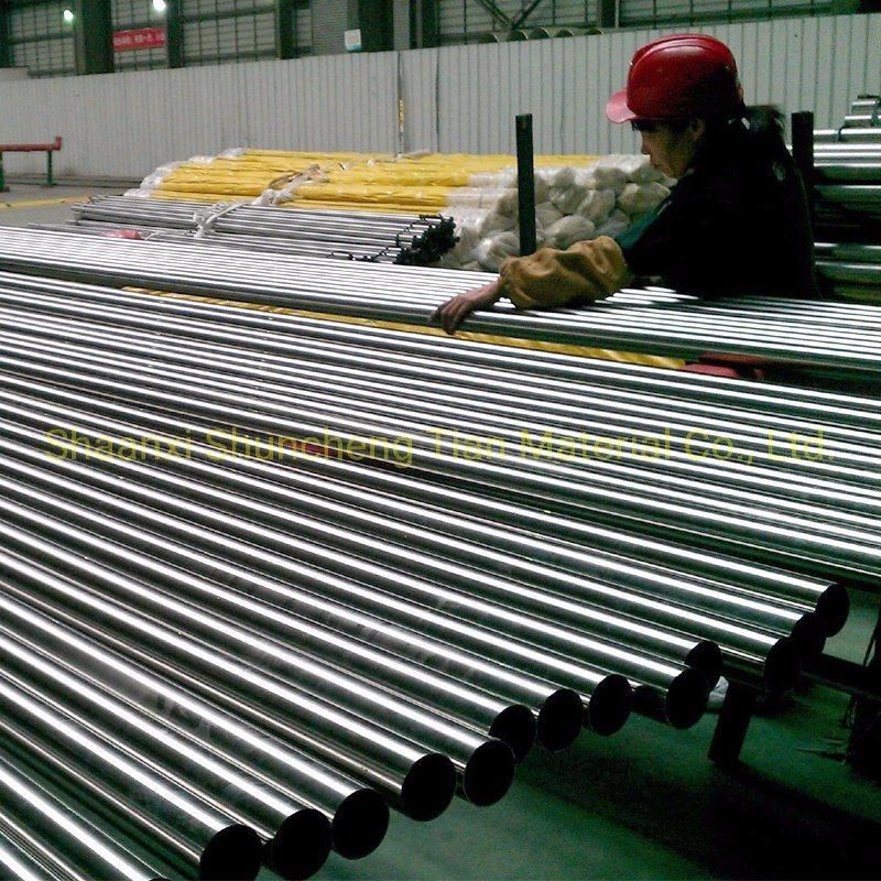 ASTM-A554 316 Linear Buff Stainless Steel Round Tube Pipe 7/8′′ 18ga 20′ R/L