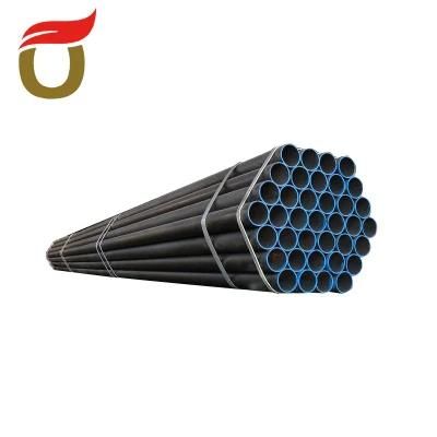High Quality Black Oil/Gas Drilling Mild Fitting Seamless Steel Pipe Carbon Tube